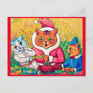 サンタ・クラウス・キャット・ルイワーイン ポストカード