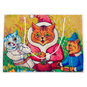 サンタ・クラウス・キャット・ルイワーイン ラージペーパーバッグ (正面)