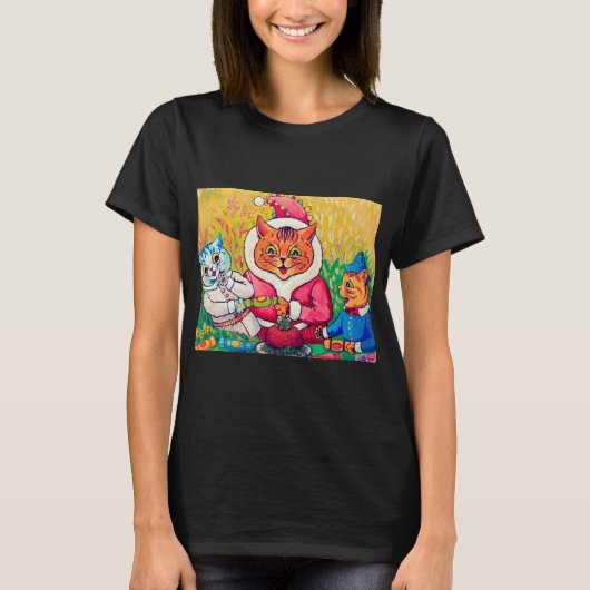 サンタ・クラウス・キャット・ルイワーイン Tシャツ (正面)