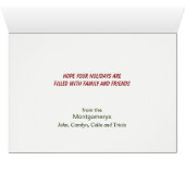 サンタ・クラウス・プグがスレッド・クリスマスを飾る (内部横(下))