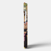 サンタ・クラウス・ラップの男の子、ヴィンテージ・クリスマス・ウィッシュ Case-Mate iPhoneケース (裏面 / 左)