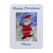 サンタ・クリスマスおめでとう マグネット (縦)