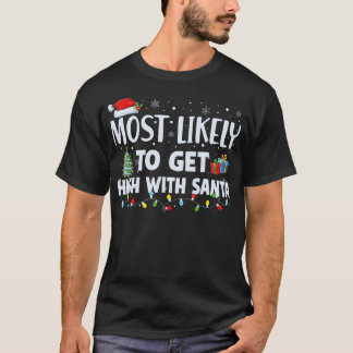 サンタ・クリスマスで高くなる可能性がおもしろい最も高い Tシャツ