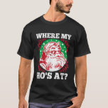 サンタ・クリスマスに私の家がおもしろいいる Tシャツ<br><div class="desc">サンタ・クリスマスに私の家がおもしろいいる</div>