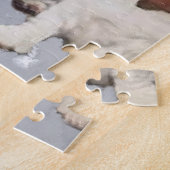 サンタ・クリスマスのバセット・ハウンド ジグソーパズル (側面)