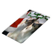 サンタ・クリスマスの必見のラフな色 マグネット (左側)