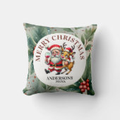 サンタ・クリスマスの願い クッション (正面)