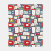 サンタ・クリスマスへの手紙 フリースブランケット (正面)