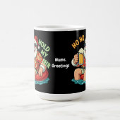 サンタ・クリスマスを飲んでビールおもしろいを飲むホー コーヒーマグカップ (中央)