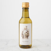 サンタ・クリスマスウィビリーワインボトルラベル ワインラベル (正面)