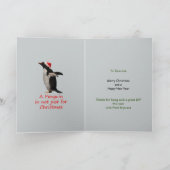 サンタ・クリスマスカードのセット シーズンカード (内部)