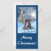 サンタ・クリスマスカードを見る シーズンカード (正面)