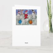 サンタ・クリスマスカード カード (裏面)