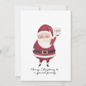サンタ・クリスマスカード 招待状 (正面)