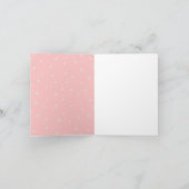 サンタ・クリスマスキャット・グリーティング・カード 招待状 (内部)