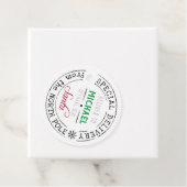 サンタ・クリスマスギフトタグからの特別な配達 フェイバータグ (インサイチュ)