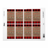 サンタ・クリスマスギフトタグからの特別な配達 ラベル (フルシート)