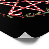 サンタ・クリスマスクランパスウェア雹 ポスター (角)