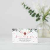 サンタ・クリスマスクロセスラインツインズブックスベビー エンクロージャーカード (スタンド正面)