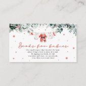 サンタ・クリスマスクロセスラインツインズブックスベビー エンクロージャーカード (正面)