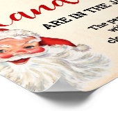 サンタ・クリスマスゲームの看板を何個当てるか ポスター (角)