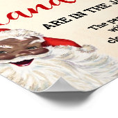 サンタ・クリスマスゲームの看板を何個当てるか ポスター (角)