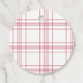 サンタ・クリスマスサンキューメッセージカード フェイバータグ (裏面)