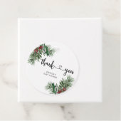 サンタ・クリスマスサンキューメッセージカード フェイバータグ (インサイチュ)