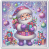 サンタ・クリスマスステッカー シール (正面)