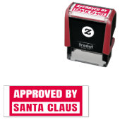 サンタ・クリスマスセルフインキング・スタンプによって承認 セルフインキングスタンプ (インサイチュ)