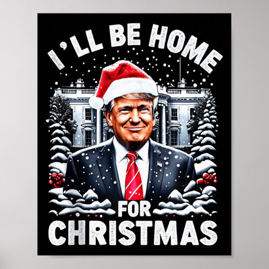 サンタ クリスマスパジャマ クリスマスに帰ってきます ポスター (正面)