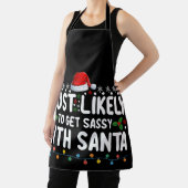 サンタ・クリスマスホリで生意気な生活を送る可能性が高い エプロン (インサイチュ)
