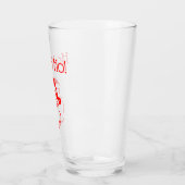 サンタ・クリスマスホーホー！レッド タンブラーグラス (左)