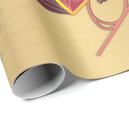 サンタ・クリスマスメリークリスマスそりパーソナライズ ラッピングペーパー (ロールコーナー)