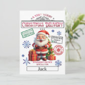 サンタ・クリスマス公式ニスリスト証明書 招待状 (スタンド正面)