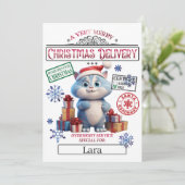 サンタ・クリスマス公式ニスリスト証明書 招待状 (スタンド正面)