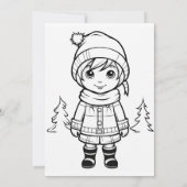 サンタ・クリスマス公式ニスリスト証明書 招待状 (裏面)