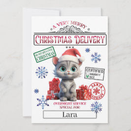 サンタ・クリスマス公式ニスリスト証明書 招待状