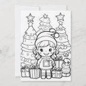 サンタ・クリスマス公式ニスリスト証明書 招待状 (裏面)