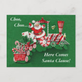 サンタ・クリスマス列車はがき シーズンポストカード (正面)