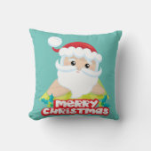 サンタ・クリスマス日光浴 クッション (正面)
