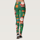 サンタ クリスマス おもしろい  レギンス (裏面)