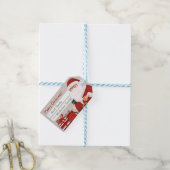 サンタ・クリスマス ギフトタグ (より糸つき)