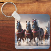 サンタ・クリスマス・スノーウマ キーホルダー (正面)