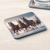 サンタ・クリスマス・スノーウマ コースター (左側)