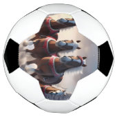 サンタ・クリスマス・スノーウマ サッカーボール (回転)