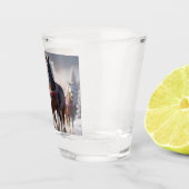 サンタ・クリスマス・スノーウマ ショットグラス (右)