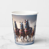 サンタ・クリスマス・スノーウマ 紙コップ (裏面)