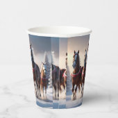 サンタ・クリスマス・スノーウマ 紙コップ (右)