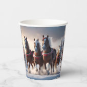 サンタ・クリスマス・スノーウマ 紙コップ (正面)